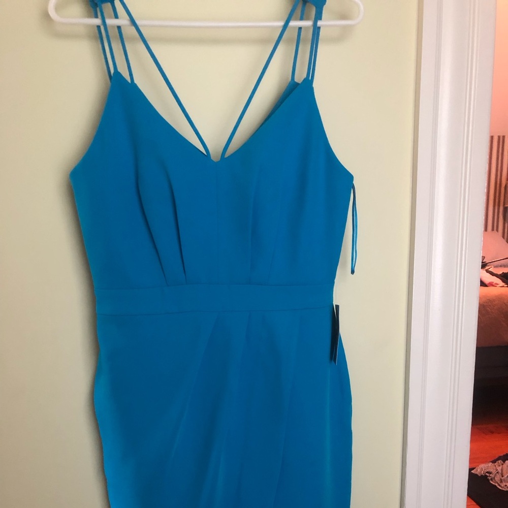 New with tags bright blue dress